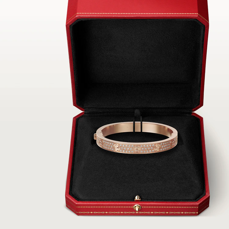 [CharmAmor]LOVE BRACELET 6.1MM DIAMOND-PAVED