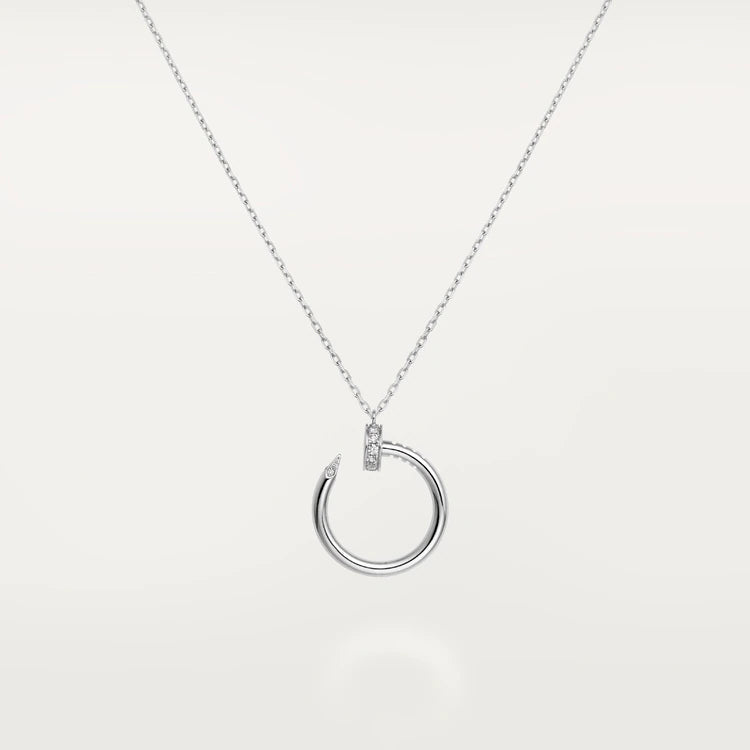 [CharmAmor]JUSTE NECKLACE SILVER