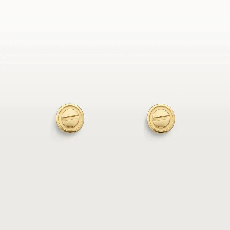 [CharmAmor]LOVE EARRINGS GOLD 10MM