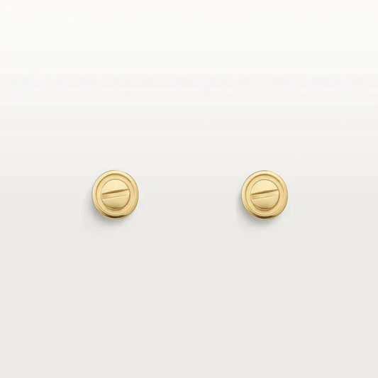 [CharmAmor]LOVE EARRINGS GOLD 10MM