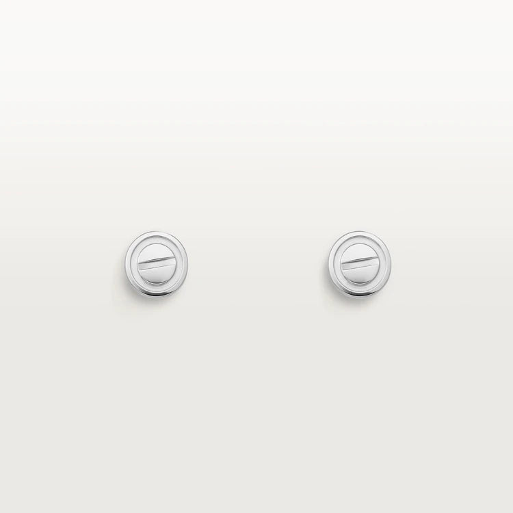 [CharmAmor]LOVE EARRINGS SILVER 10MM