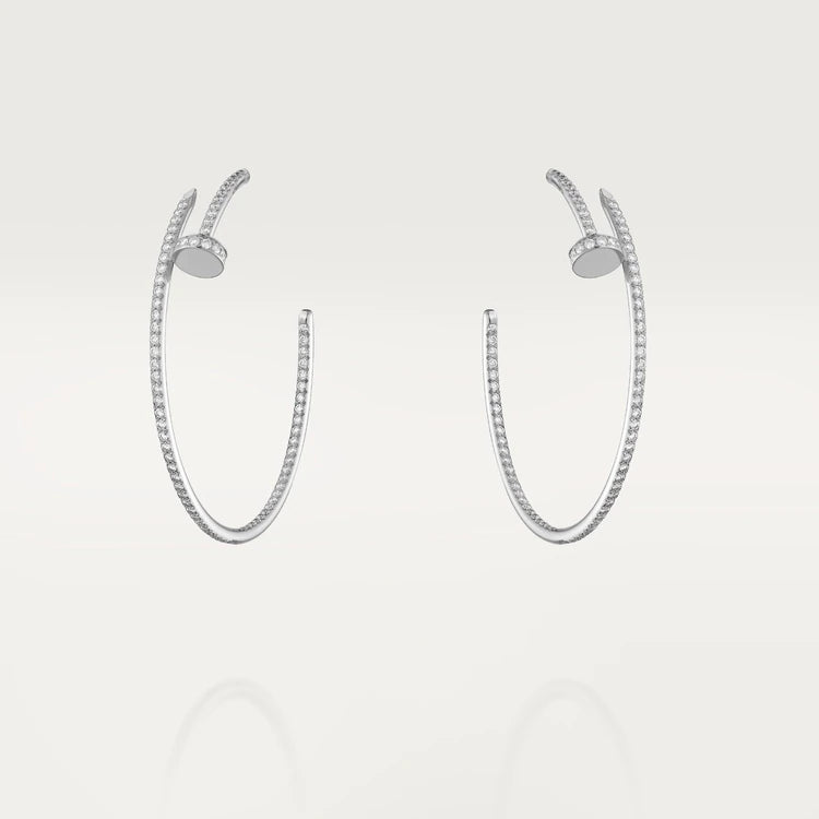 [CharmAmor]JUSTE EARRINGS FULL DIAMONDS 1.8MM