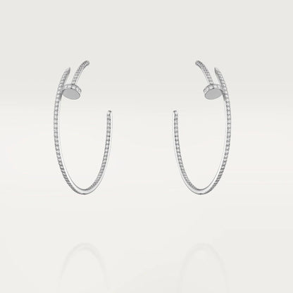[CharmAmor]JUSTE EARRINGS FULL DIAMONDS 1.8MM