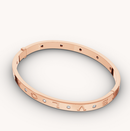 [CharmAmor]ZERO 1 PINK GOLD 12 DIAMONDS BRACELET