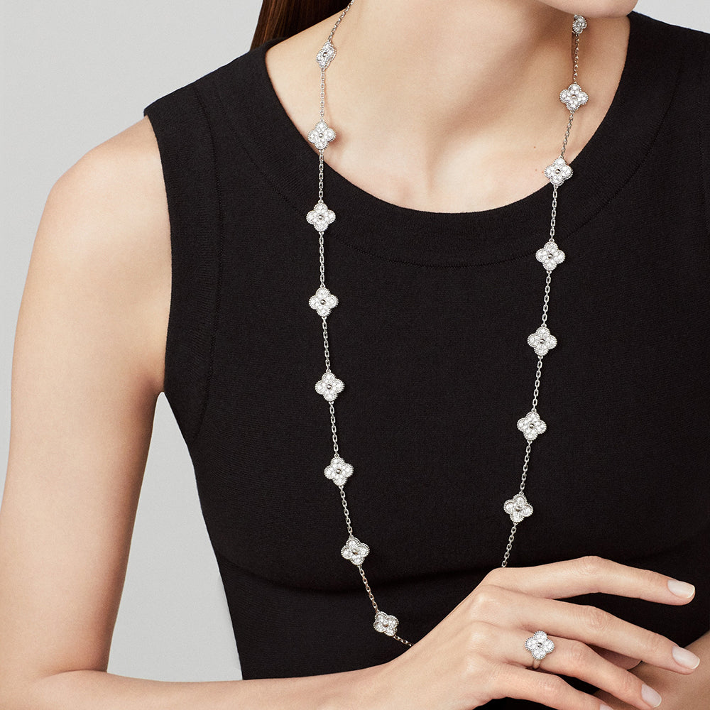 [CharmAmor]CLOVER 20 MOTIFS  LASER SILVER
