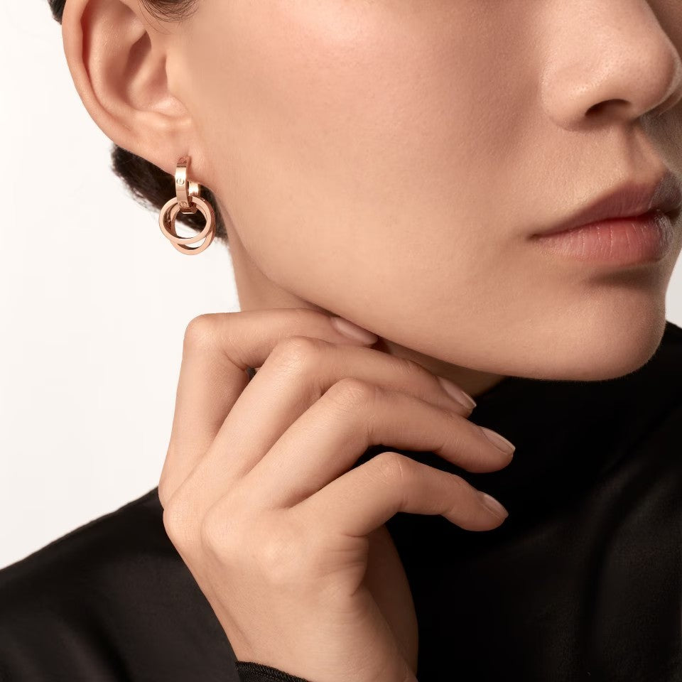 [CharmAmor]LOVE 3.3MM DANGLE EARRINGS