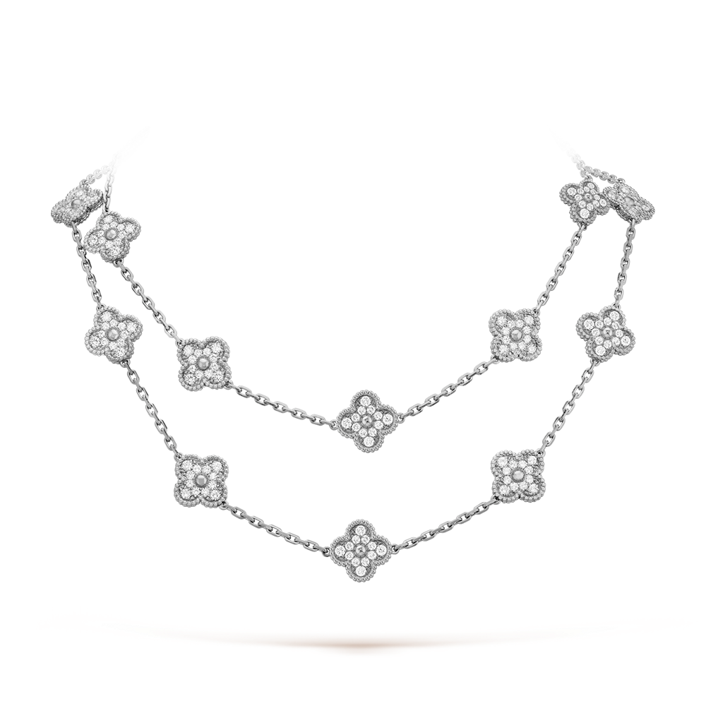 [CharmAmor]CLOVER 20 MOTIFS DIAMOND SILVER