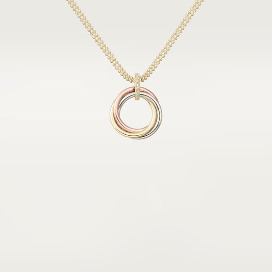 [CharmAmor]TRINITY MEDIUM  DIAMONDS NECKLACE