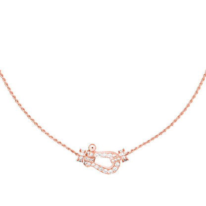 [CharmAmor]FORCE 10 PINK GOLD DIAMOND NECKLACE
