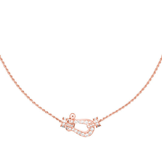[CharmAmor]FORCE 10 PINK GOLD DIAMOND NECKLACE
