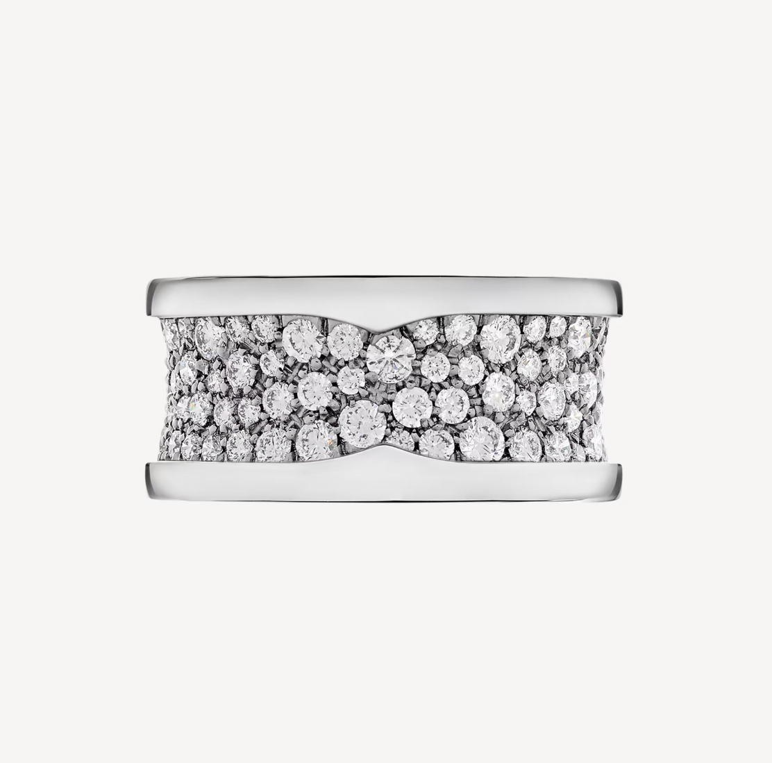 [CharmAmor]ZERO 1 WITH PAVED DIAMONDS ON THE SPIRAL RING