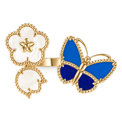 [CharmAmor]LUCKY SPRING BUTTERFLY OPEN-FACE RINGS