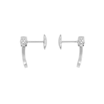 [CharmAmor]FORCE 10 FULL DIAMOND STUD EARRINGS MINI MODEL