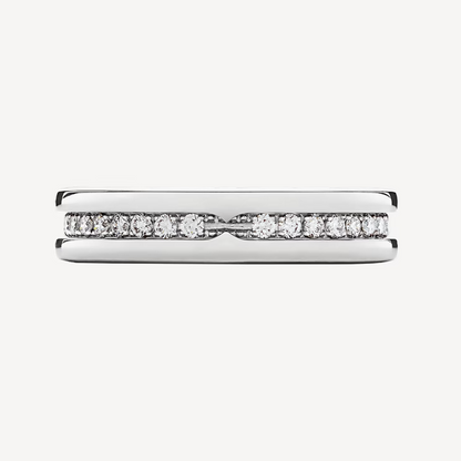[CharmAmor]ZERO 1 ONE-BAND PAVED DIAMONDS ON THE SPIRAL RING