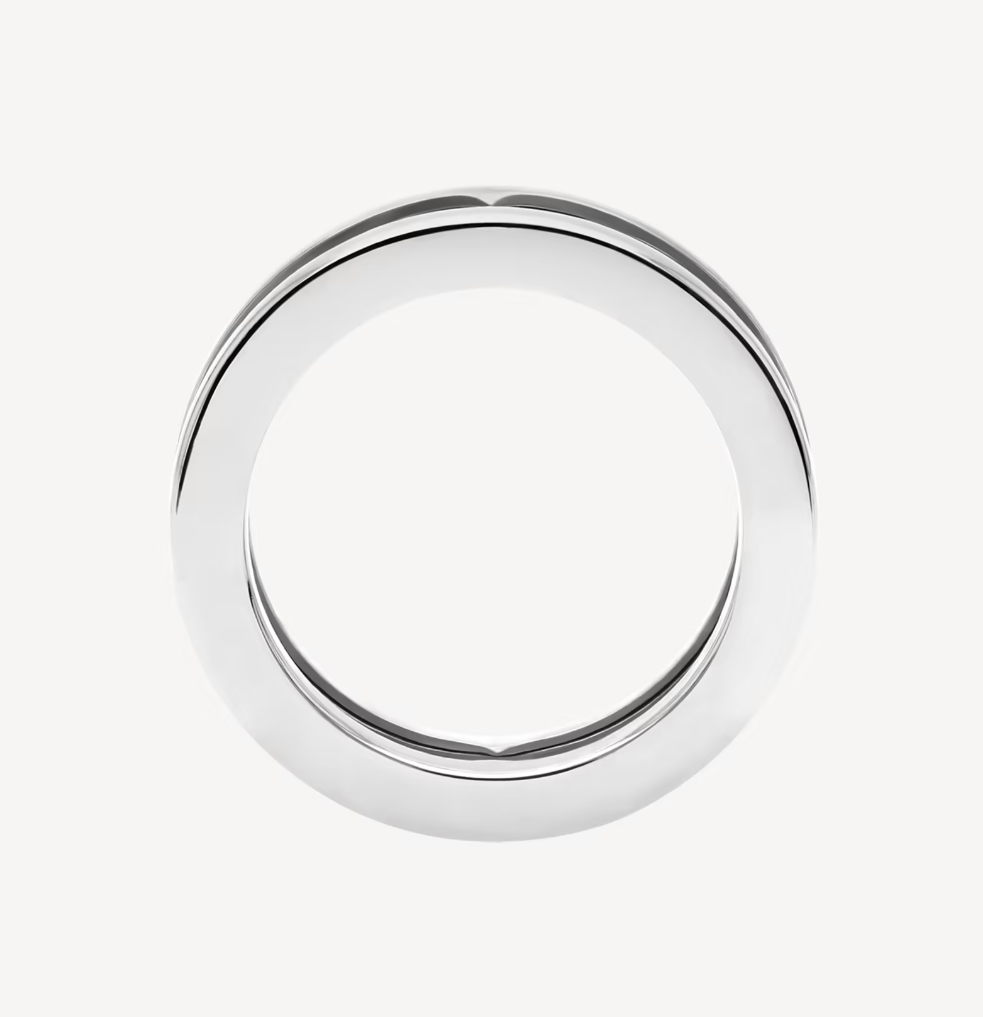 [CharmAmor]ZERO 1 ONE-BAND WITH OPENWORK LOGO SPIRAL RING