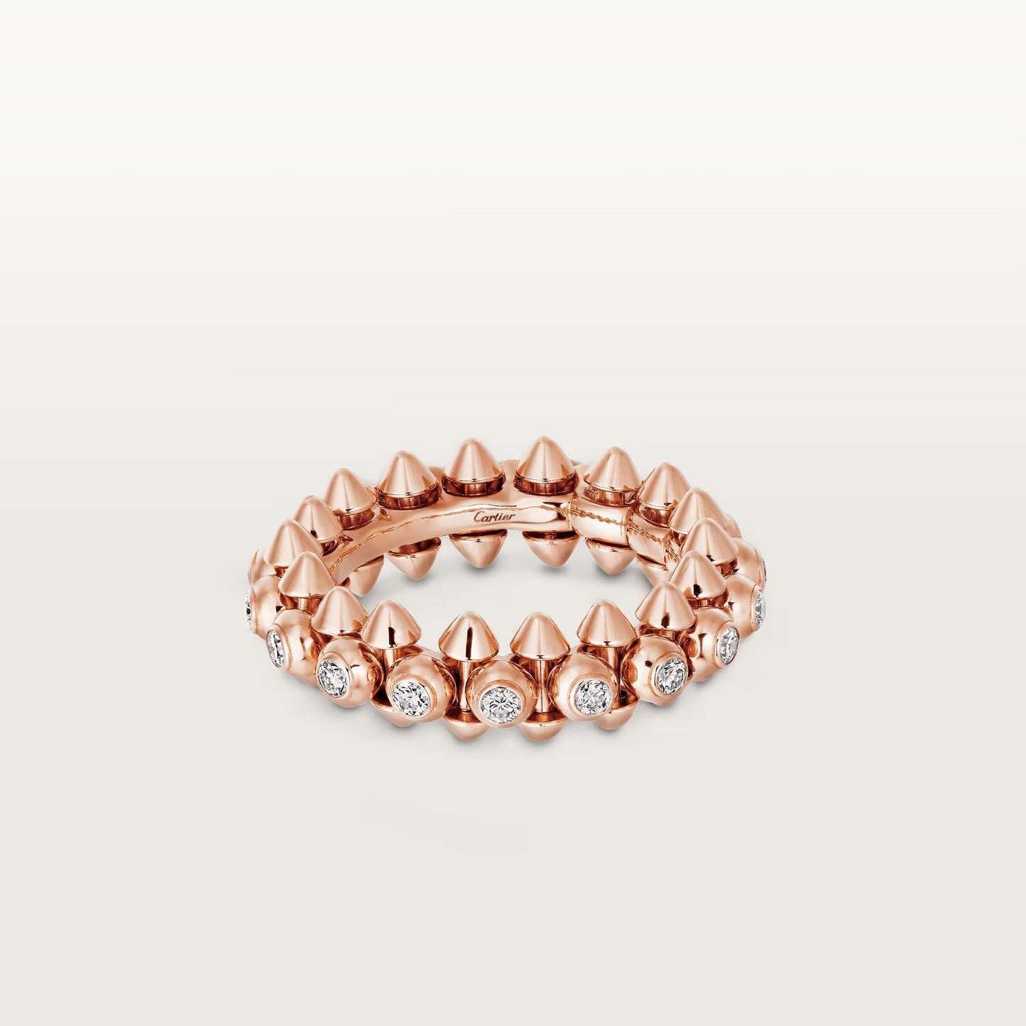 [CharmAmor]CLASH 6.8MM DIAMOND MEDIUM RING