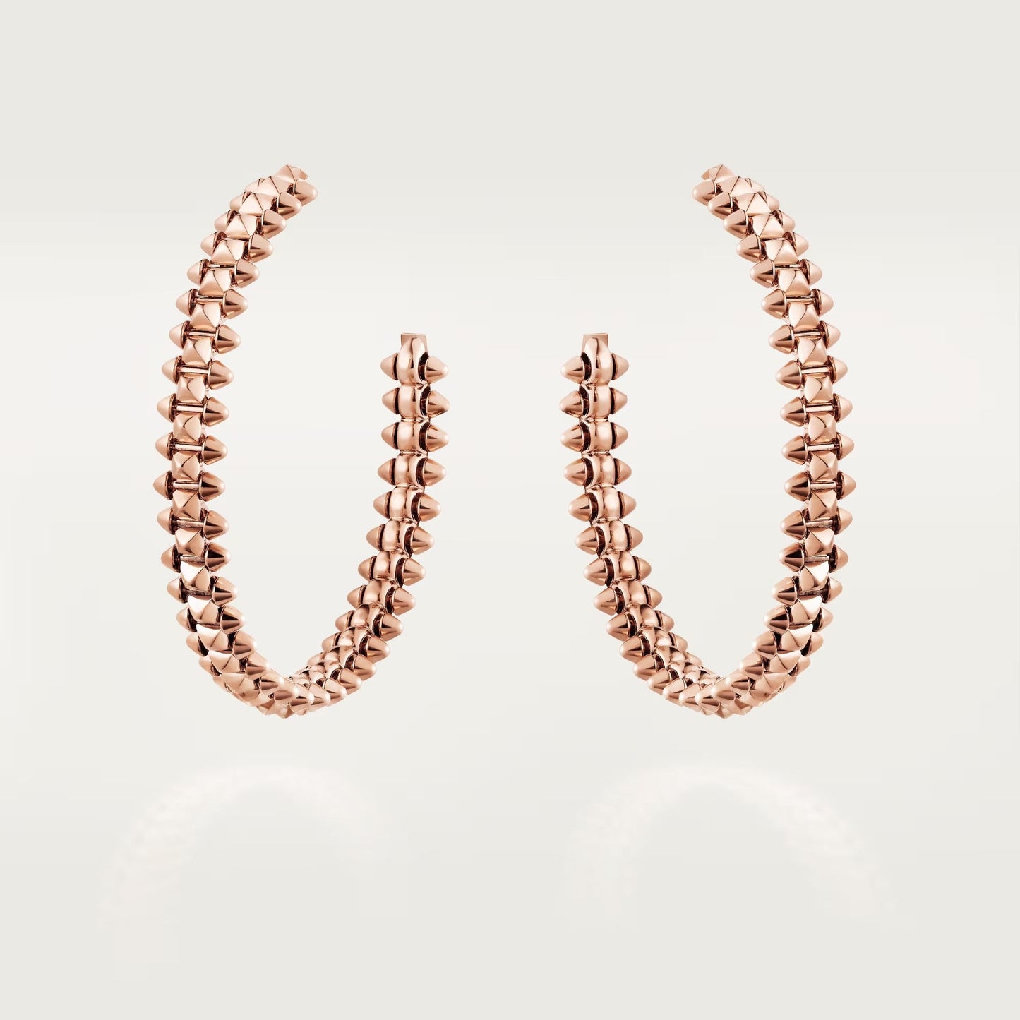 [CharmAmor]CLASH HOOP LARGE EARRINGS