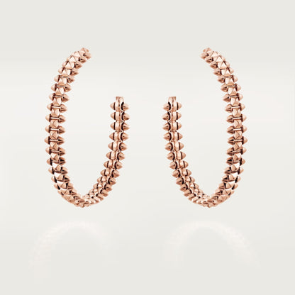[CharmAmor]CLASH HOOP LARGE EARRINGS