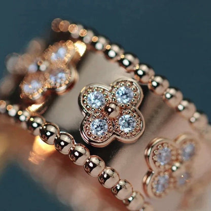 [CharmAmor]CLOVER KALEIDOSCOPE RING 10MM