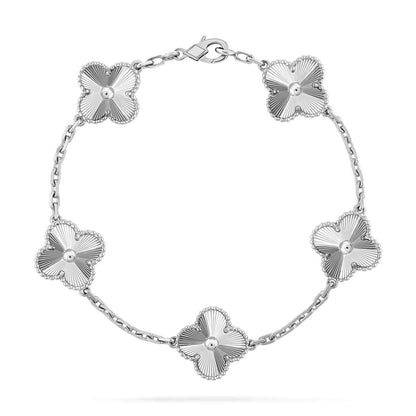 [CharmAmor] CLOVER 5 MOTIF LASER BRACELET COLLECTION