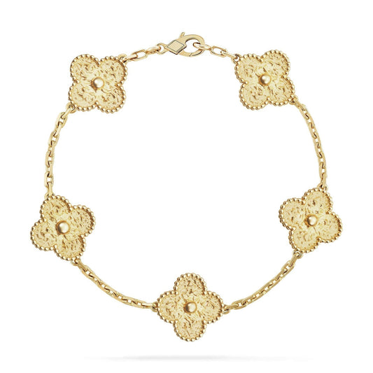 [CharmAmor]CLOVER 5 MOTIFS BRONZING BRACELET