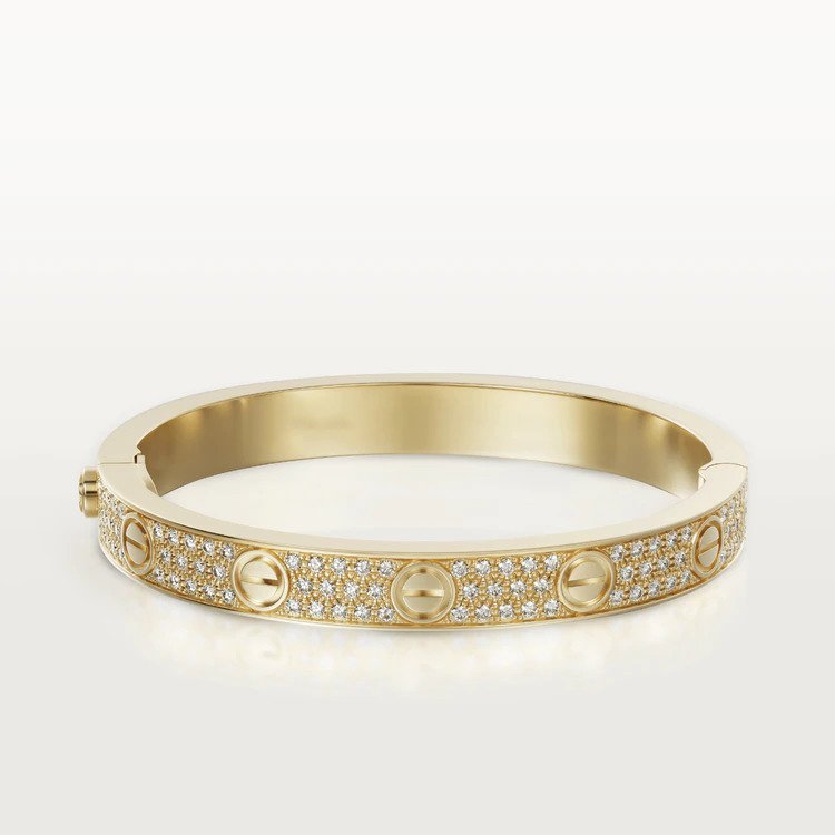 [CharmAmor]LOVE BRACELET 6.1MM DIAMOND-PAVED