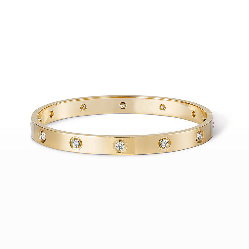 [CharmAmor]LOVE BRACELET 6.1MM 10 DIAMONDS