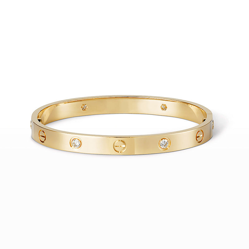 [CharmAmor]LOVE BRACELET 6.1MM 4 DIAMONDS