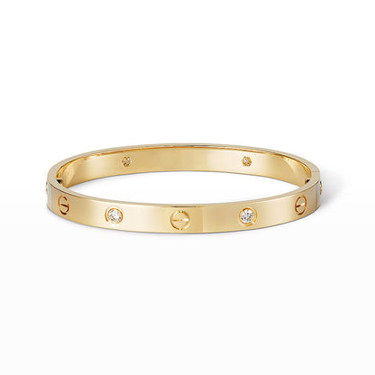 [CharmAmor]LOVE BRACELET 6.1MM 4 DIAMONDS