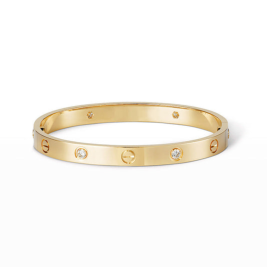 [CharmAmor]LOVE BRACELET 6.1MM 4 DIAMONDS