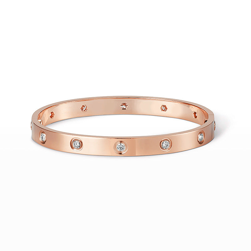 [CharmAmor]LOVE BRACELET 6.1MM 10 DIAMONDS