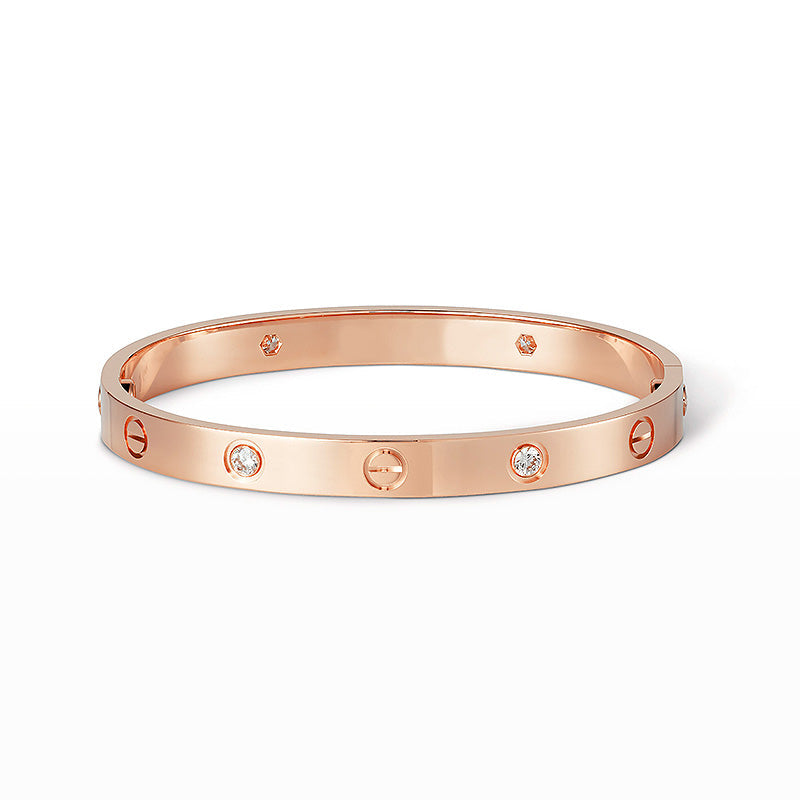 [CharmAmor]LOVE BRACELET 6.1MM 4 DIAMONDS