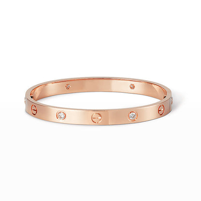 [CharmAmor]LOVE BRACELET 6.1MM 4 DIAMONDS