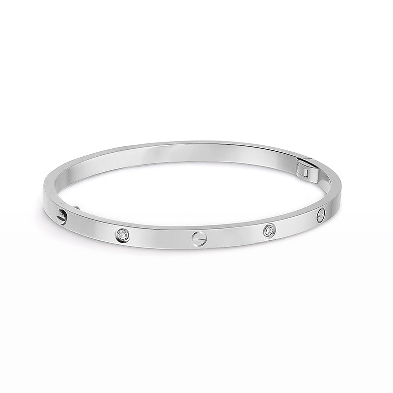 [CharmAmor]LOVE BRACELET 3.65MM 6 DIAMONDS