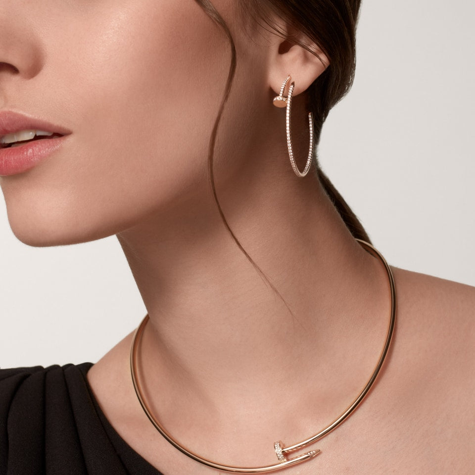 [CharmAmor]JUSTE FULL DIAMOND LARGE EARRINGS