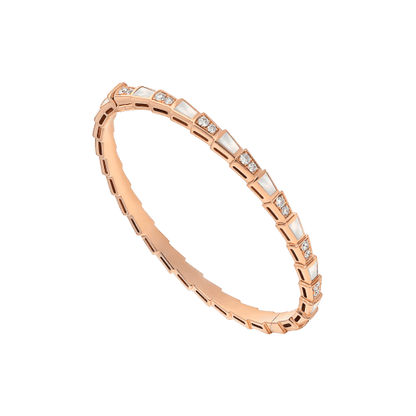 [CharmAmor]SERPENTI BRACELET PINK GOLD MOP DIAMOND