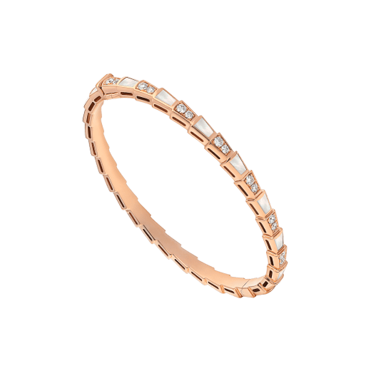 [CharmAmor]SERPENTI BRACELET PINK GOLD MOP DIAMOND