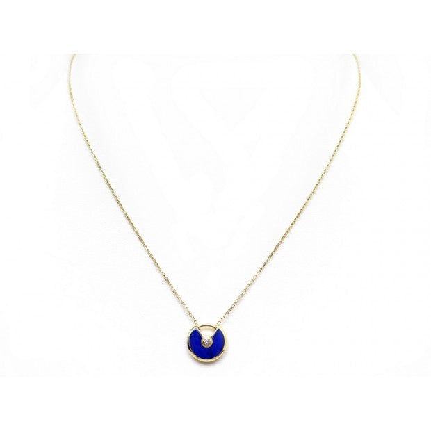 [CharmAmor]AMULETTE ROSE GOLD AGATE NECKLACE
