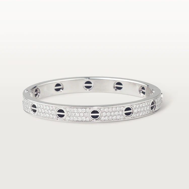 [CharmAmor]LOVE BRACELET 6.1MM DIAMOND-PAVED CERAMIC