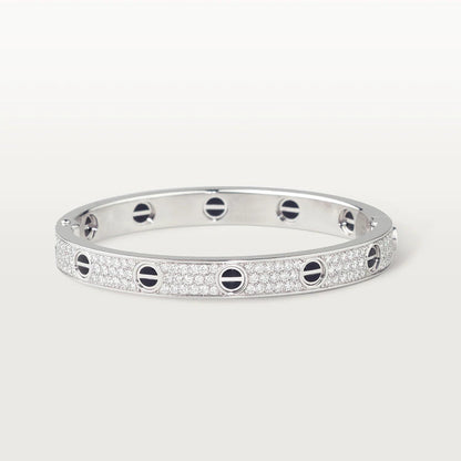 [CharmAmor]LOVE BRACELET 6.1MM DIAMOND-PAVED CERAMIC