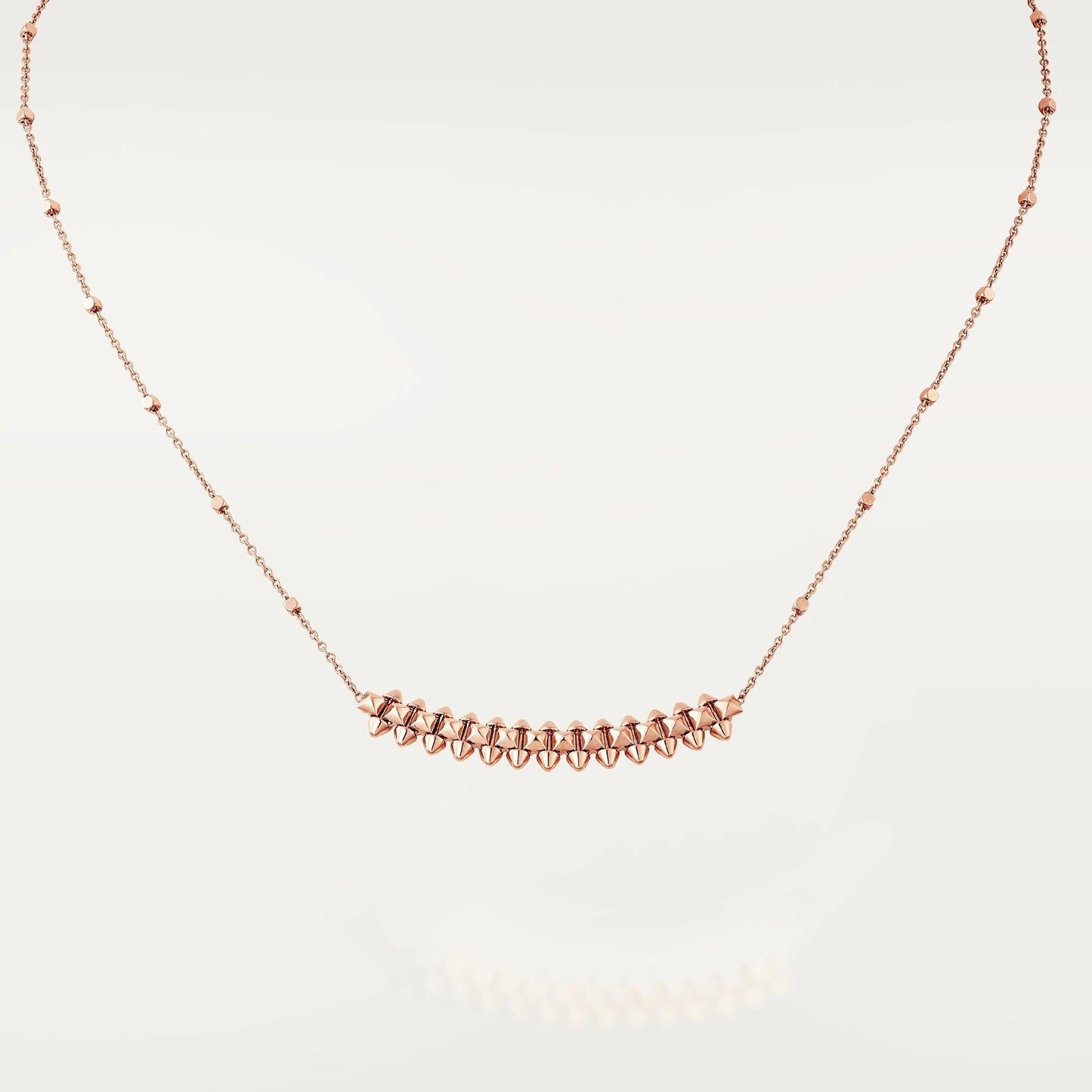 [CharmAmor]CLASH PINK GOLD NECKLACE