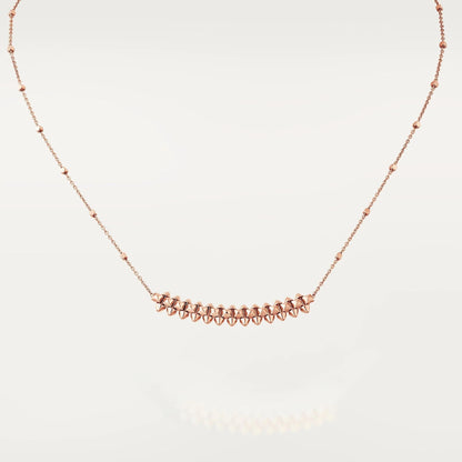 [CharmAmor]CLASH PINK GOLD NECKLACE