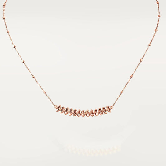 [CharmAmor]CLASH PINK GOLD NECKLACE