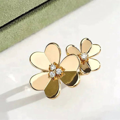[CharmAmor]CLOVER COMOS GOLD DIAMOND RING
