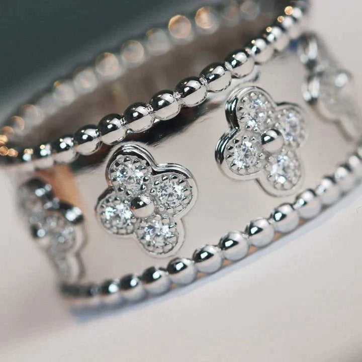 [CharmAmor]CLOVER KALEIDOSCOPE RING 10MM