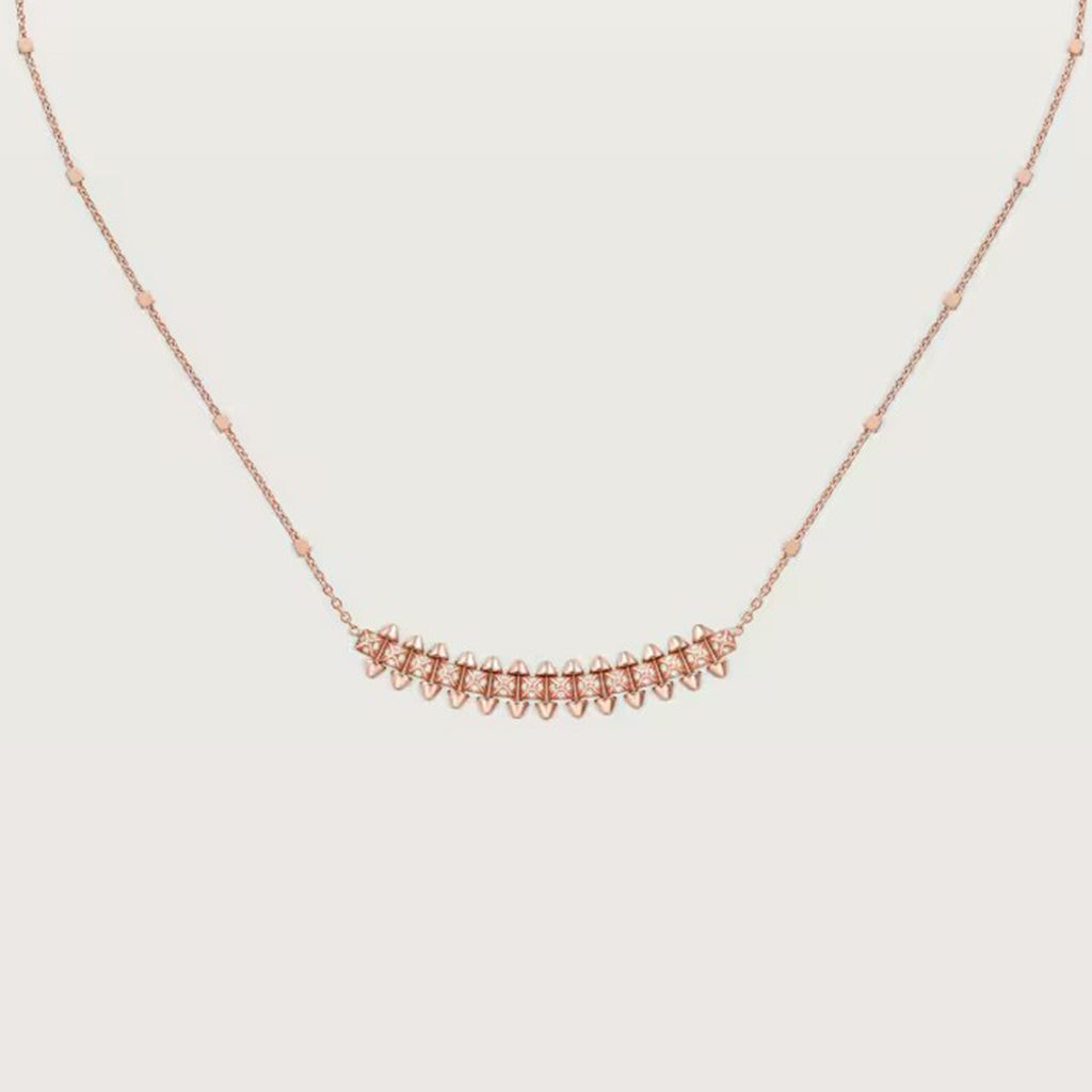 [CharmAmor]CLASH  SMALL FULL DIAMOND NECKLACE