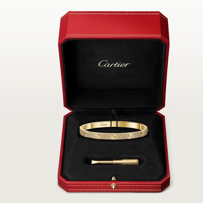 [CharmAmor]LOVE BRACELET 4.8MM DIAMOND-PAVED