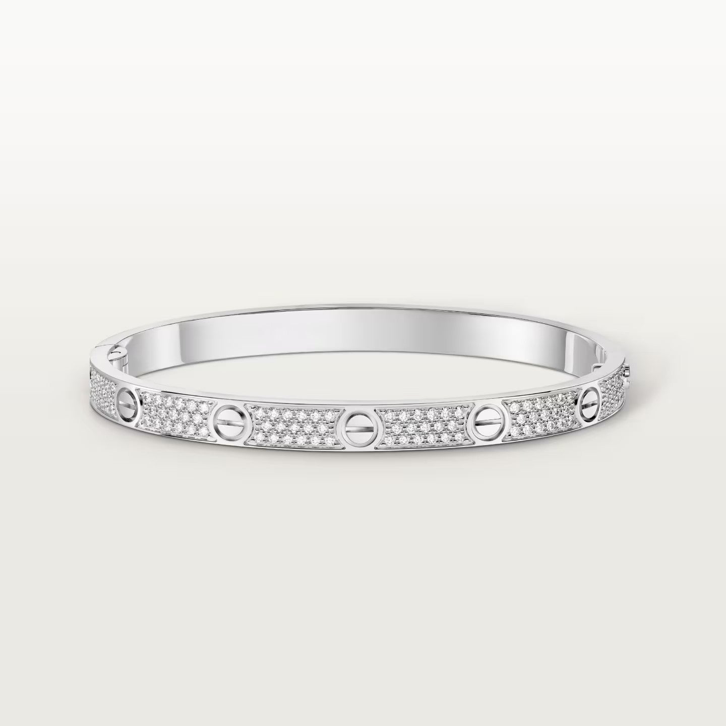 [CharmAmor]LOVE BRACELET 4.8MM DIAMOND-PAVED