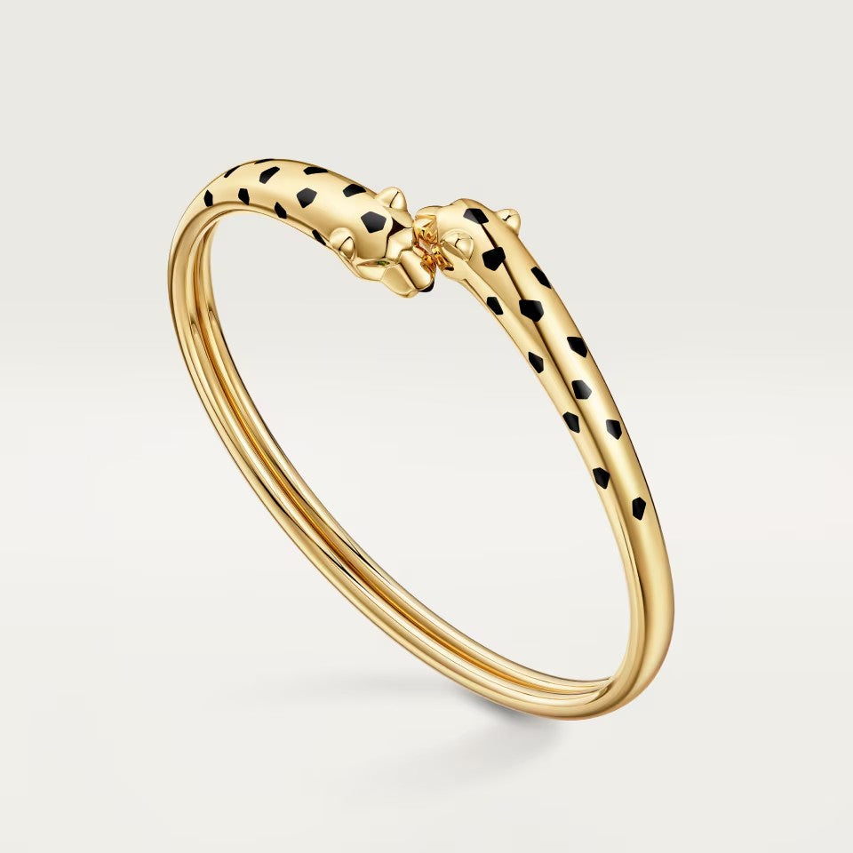 [CharmAmor]PANTHERE DOUBLE HEADED OPEN BRACELET