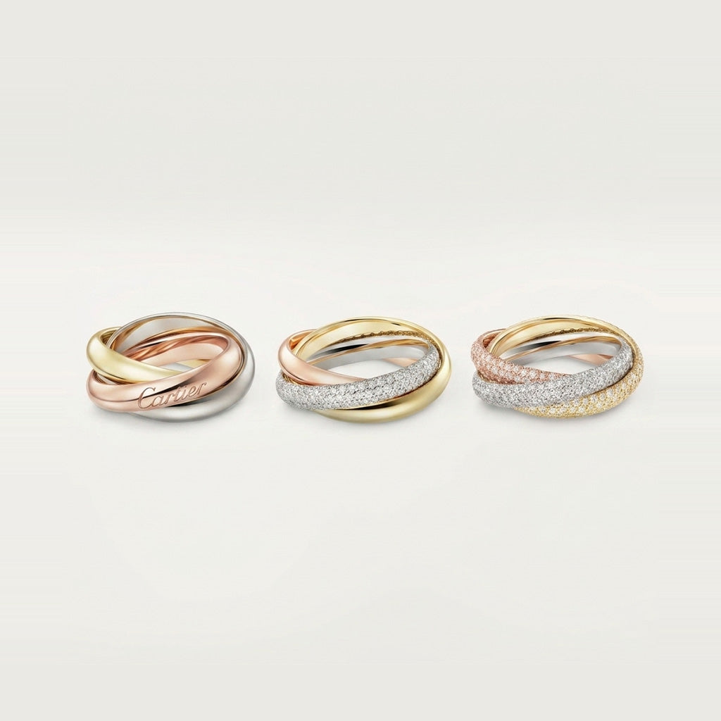 [CharmAmor]TRINITY 3.2MM RING COLLECTION
